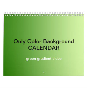 Van de Achtergrond kleur slechts Kalender - Groene
