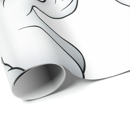 Van de achterkant los cadeaupapier (Rol Hoek)