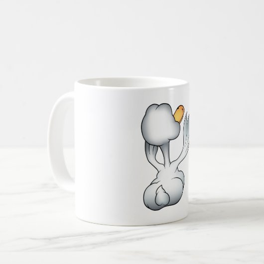 Van de achterkant los koffiemok (Voorkant links)