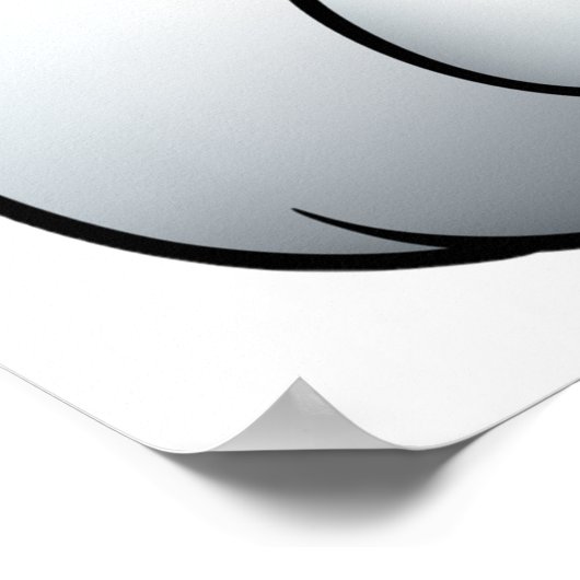 Van de achterkant los poster (Hoek)