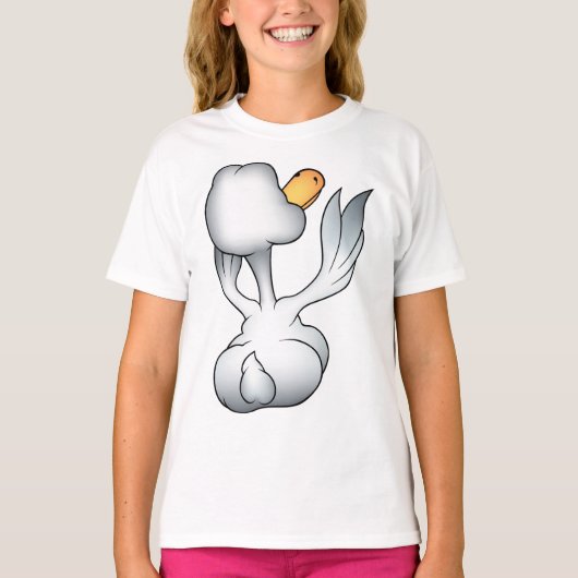 Van de achterkant los t-shirt (Voorkant)