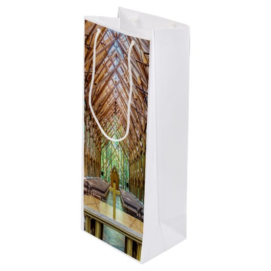 Van de Altar Wine Gift Bag Wijn Cadeautas (Voorkant Gekanteld)