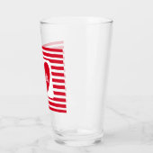 Van de Amerikaanse Patriottische Red White Blue Fu Glas (Links)