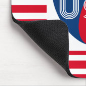 Van de Amerikaanse Patriottische Red White Blue Fu Muismat (Hoek)