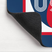 Van de Amerikaanse Patriottische Red White Blue Si Muismat (Hoek)