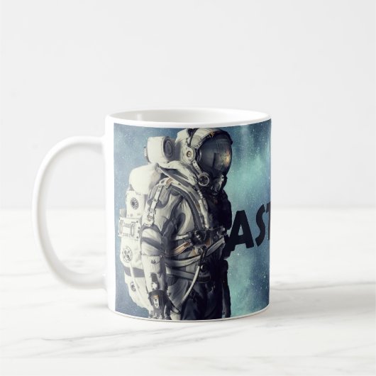 van de astronaut koffiemok (Links)