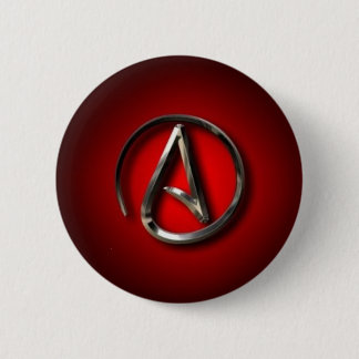 Van de atheïst de "A" Speld Ronde Button 5,7 Cm