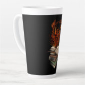 Van de auto van de Boeken Magnet Latte Mok (Linkerhoek)