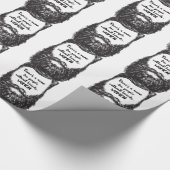 Van de baard houden cadeaupapier (Hoek)