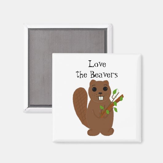 Van de Beavers houden Magneet (Voorkant / Achterkant)