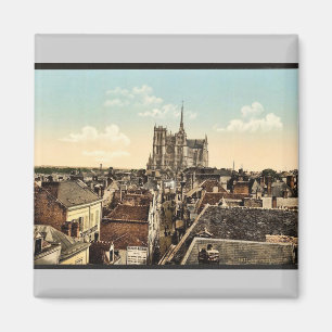 Van de belfrey, Amiens, Frankrijk  Fotochro Magneet