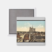 Van de belfrey, Amiens, Frankrijk  Photochro Magneet (Voorkant / Achterkant)