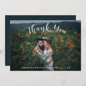 Van de bergen | Weddenschap Hartelijk dank Bedankkaart (Voorkant / Achterkant)