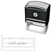 Van de Bibliotheek Van Aangepaste Naam  Zelfinktende Stempel (In situ)