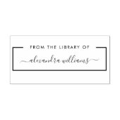 Van de Bibliotheek van de Eenvoudige Naam van het Rubberstempel (Afrduk)