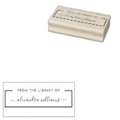 Van de Bibliotheek van de Eenvoudige Naam van het Rubberstempel (Gestempeld)