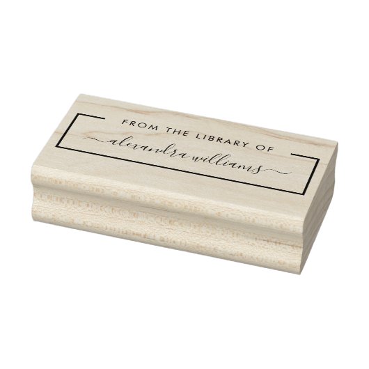 Van de Bibliotheek van de Eenvoudige Naam van het Rubberstempel (Stempel)