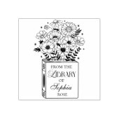 Van de Bibliotheek van de Eenvoudige Naam van het  Rubberstempel (Afrduk)