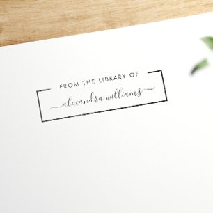 Van de Bibliotheek van de Eenvoudige Naam van het Rubberstempel