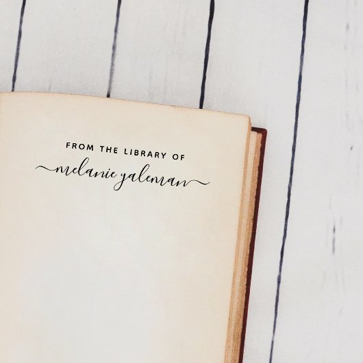 Van de Bibliotheek van de Eenvoudige Naam van het  Rubberstempel