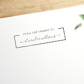 Van de Bibliotheek van de Eenvoudige Naam van het Rubberstempel