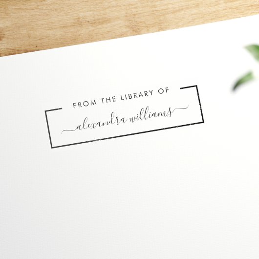 Van de Bibliotheek van de Eenvoudige Naam van het Rubberstempel