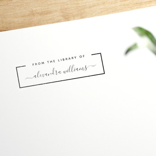 Van de Bibliotheek van de Eenvoudige Staal van de  Zelfinktende Stempel