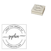 Van de bibliotheek van de Rubberstempel van het Ma (Gestempeld)