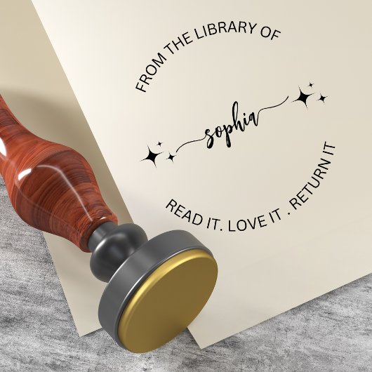 Van de bibliotheek van dit Boek behoort tot Douane Zelfinktende Stempel