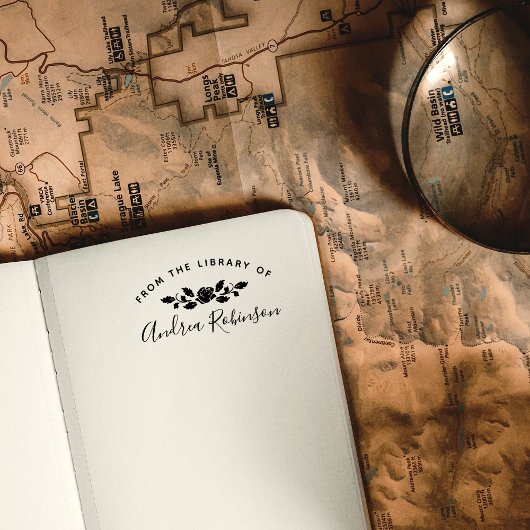 Van de Bibliotheek van het Manuscript van de Naam Rubberstempel