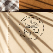 Van de bibliotheek van Leaves Bookplate Book