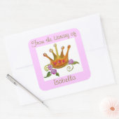 "Van de Bibliotheek van" Sticker (aanpasbaar) (Envelop)