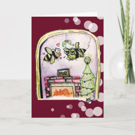 Van de Bij/de zom-Bij van de zombie Vakantie Feestdagen Kaart