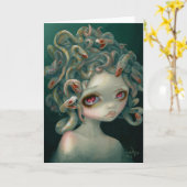 Van de "bleke Kwal" het Wenskaart Kaart (Gele Bloem)