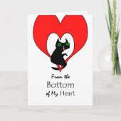 Van de Bodem van Mijn Hart, dank u Bedankkaart (Voorkant)