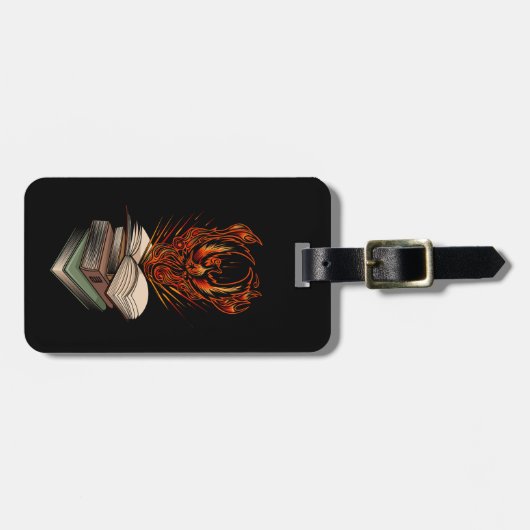 Van de boeken bagagelabel (Voorkant horizontaal)