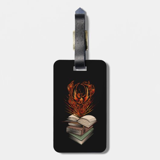 Van de boeken bagagelabel (Achterkant verticaal)