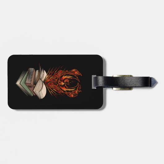 Van de boeken bagagelabel (Achterkant horizontaal)