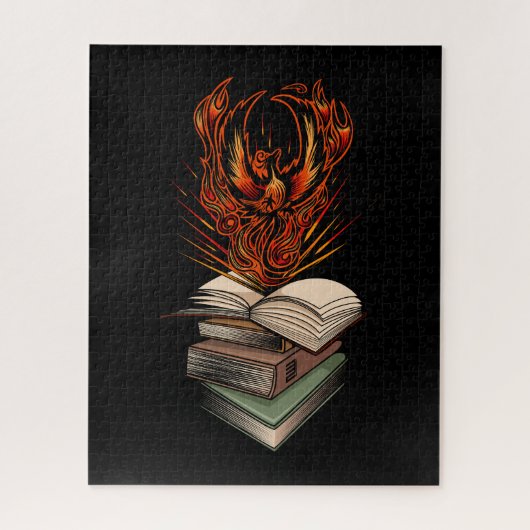 Van de boeken legpuzzel (Verticaal)