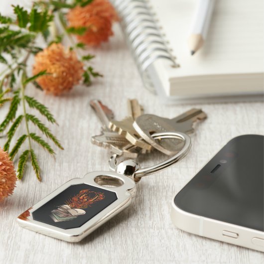 Van de boeken sleutelhanger (Zijkant)