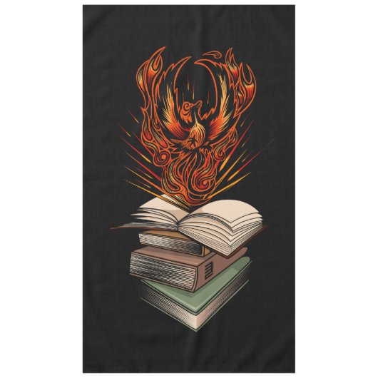 Van de boeken tafelkleed (Voorkant)