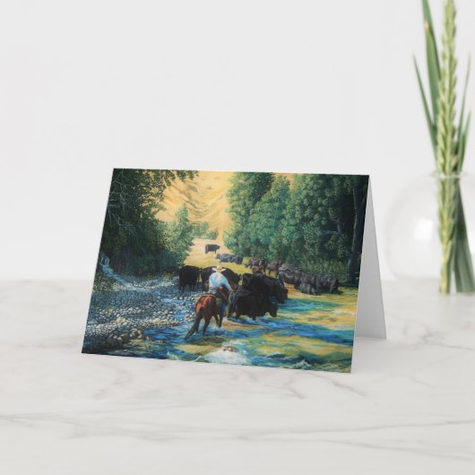 Van de boerderij het paard en van Angus de Kaart (Voorkant)