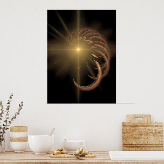 "Van de bron" Poster (Keuken)