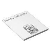 Van de bureau van, Alice en de derde pijler Notitieblok (Schuin)