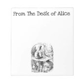 Van de bureau van, Alice en de derde pijler Notitieblok (Voorkant)