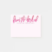 Van de bureau van de gepersonaliseerde post-it® notes (Voorkant)