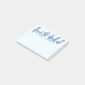 Van de bureau van de gepersonaliseerde post-it® notes (Schuin)