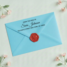 Van de bureau van de persoonlijke adresstempel