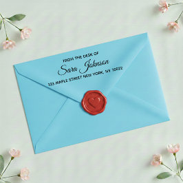 Van de bureau van de persoonlijke adresstempel  zelfinktende stempel