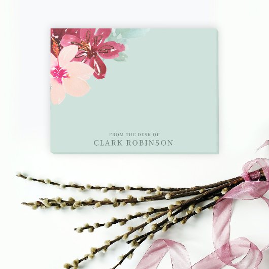 Van de bureau van de Waterverf Trendy Bouquet Post-it® Notes